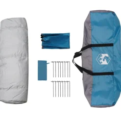 vidaXL Actividades Al Aire Libre-Tienda Instantánea con Cubierta de Lluvia para 4 Personas con Liberación Rápida