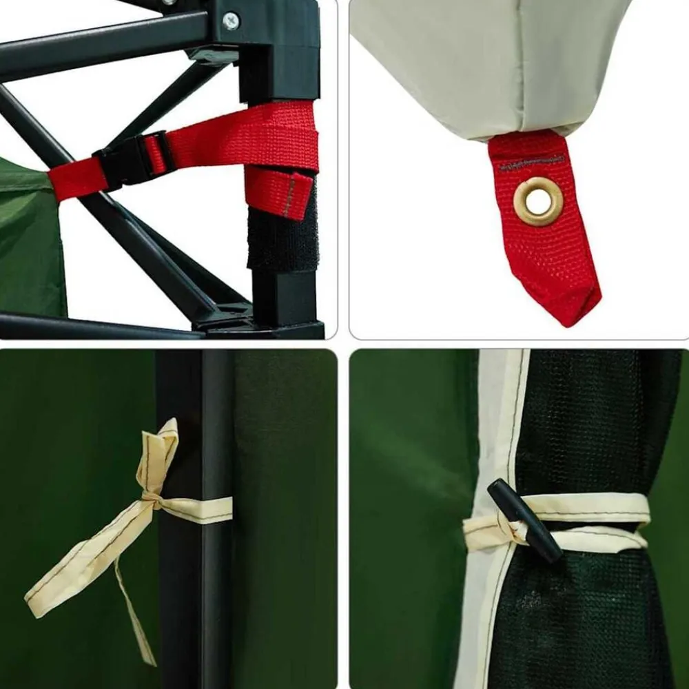 vidaXL Actividades Al Aire Libre-Tienda interior con techo 290 x 288 x 234 cm tafetán