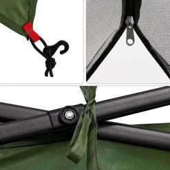 vidaXL Actividades Al Aire Libre-Tienda interior con techo 303 x 303 x 196 cm tafetán