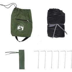 vidaXL Actividades Al Aire Libre-Tienda interior con techo 303 x 303 x 196 cm tafetán