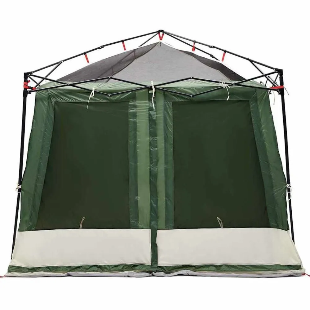 vidaXL Tienda interior con techo 291 x 291 x 240 cm tafetán Verde Discount