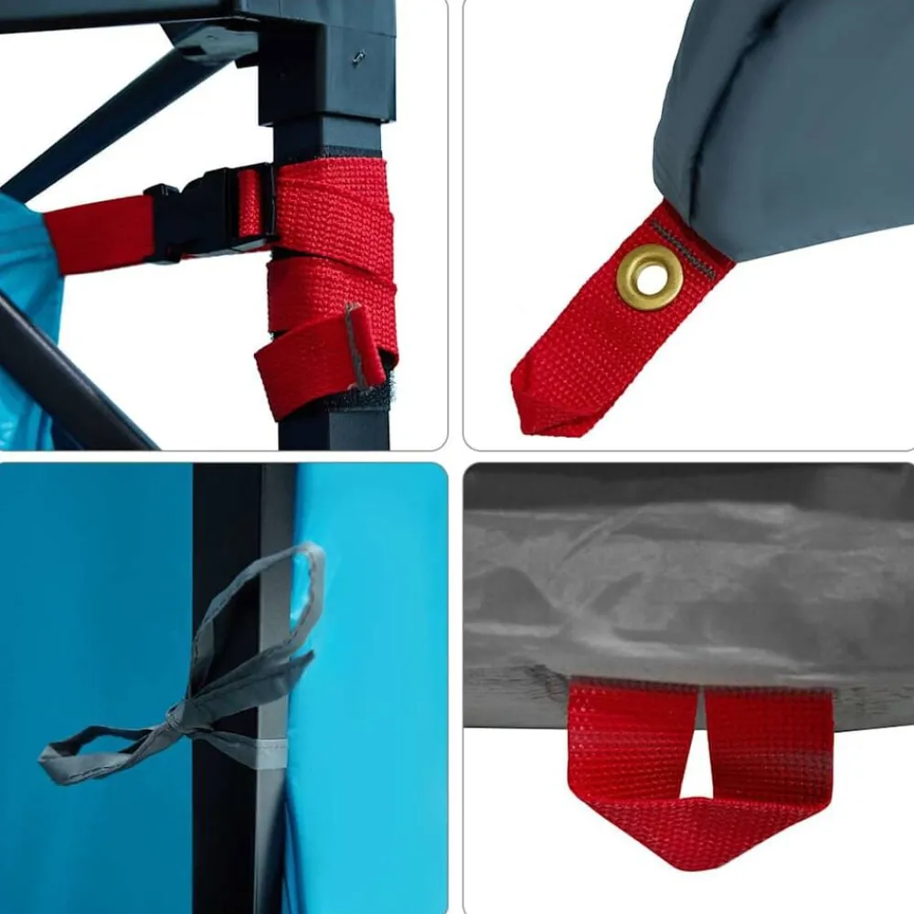 vidaXL Actividades Al Aire Libre-Tienda interior con techo 291 x 291 x 240 cm tafetán