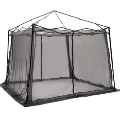 vidaXL Tienda interior 303 x 303 x 196 cm tafetán Gris y naranja Clearance