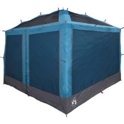 vidaXL Tienda interior para 7 personas y gris 300 x 300 x 250 cm Azul Discount