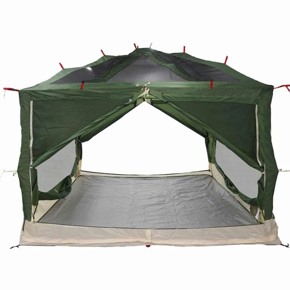 vidaXL Actividades Al Aire Libre-Tienda interior para 7 personas y Gris 300 x 300 x 250 cm