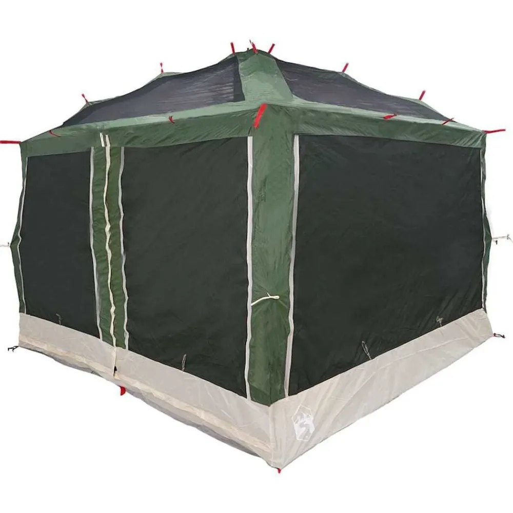 vidaXL Actividades Al Aire Libre-Tienda interior para 7 personas y Gris 300 x 300 x 250 cm