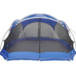 vidaXL Tienda mosquitera con techo Azul Azure 434 x 434 x 230 cm Azul celeste New