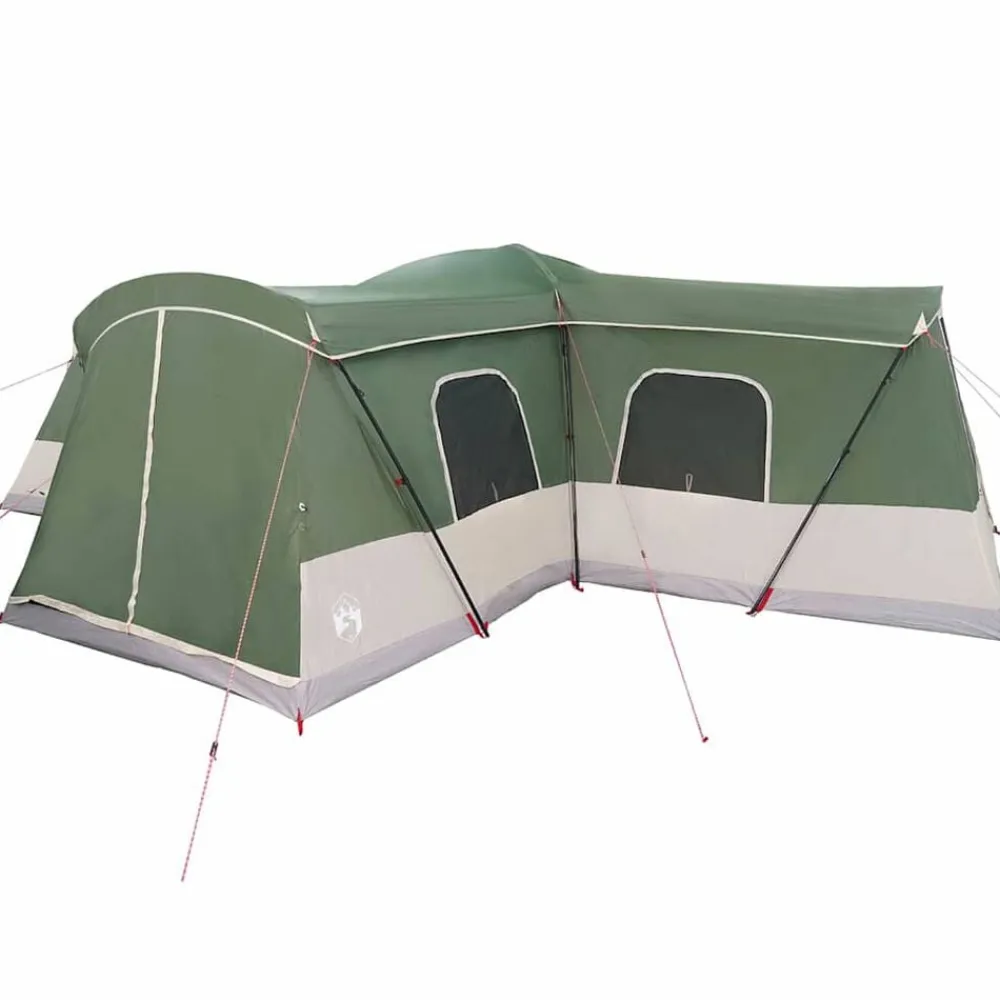 vidaXL Tienda para 16 personas con techo 680 x 510 x 210 cm Verde Hot
