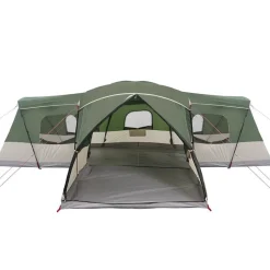 vidaXL Tienda para 16 personas con techo 680 x 510 x 210 cm Verde Hot