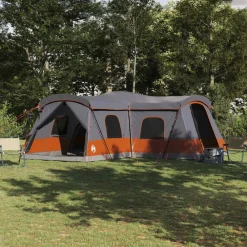 vidaXL Actividades Al Aire Libre-Tienda para 16 personas 680 x 510 x 210 cm