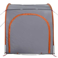 vidaXL Tienda para guardar bicicletas con techo Gris y naranja Clearance
