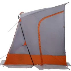 vidaXL Tienda para portón trasero 285 x 255 x 245 cm Gris y naranja