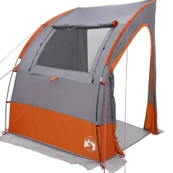 vidaXL Tienda para portón trasero 194 x 180 x 210 cm Gris y naranja New
