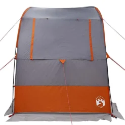 vidaXL Tienda para portón trasero 194 x 180 x 210 cm Gris y naranja New