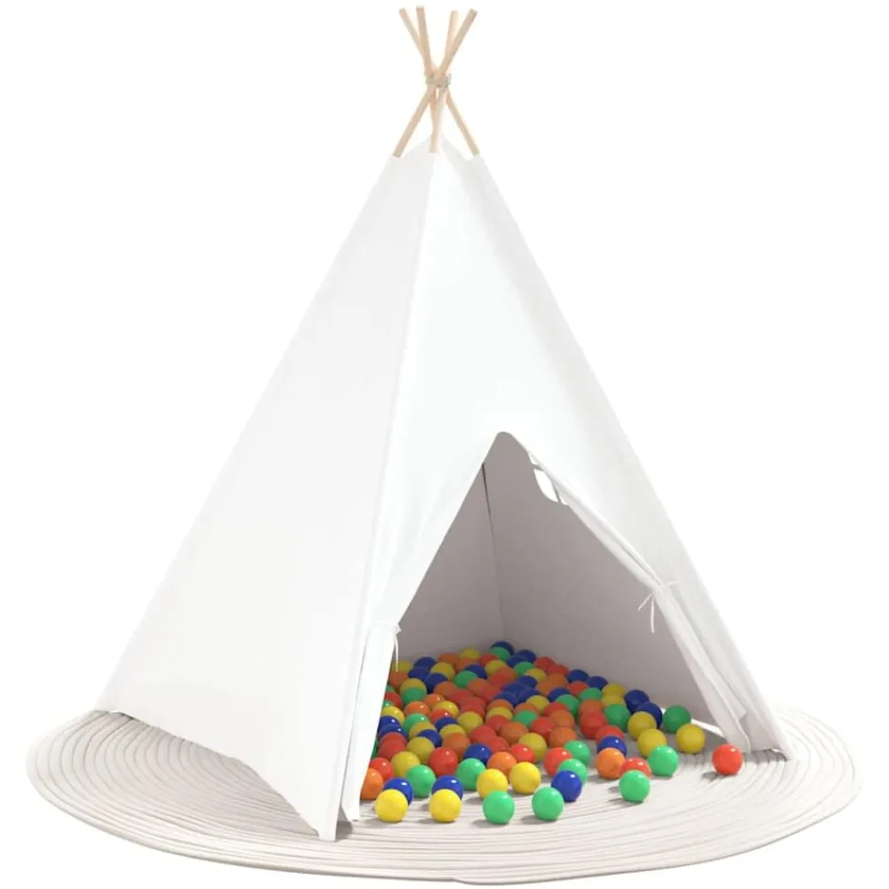 vidaXL Tienda tipi 120 x 120 x 150 cm Tela y Plástico Multicolor Clearance