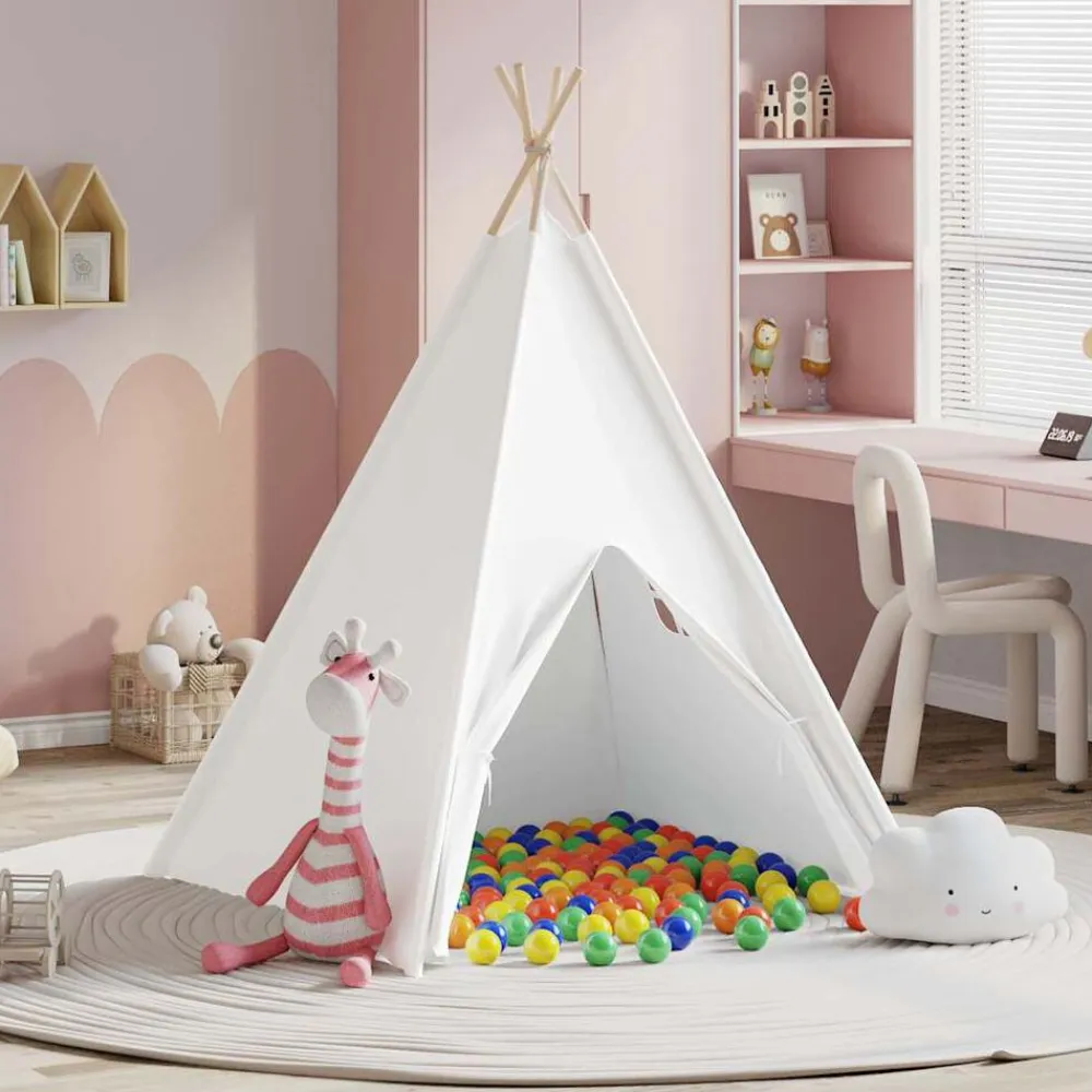 vidaXL Tienda tipi 120 x 120 x 150 cm Tela y Plástico Multicolor Clearance