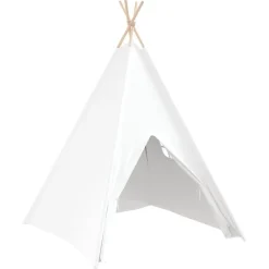 vidaXL Tienda tipi 120 x 120 x 150 cm Tela y Plástico /gris/rosa Clearance