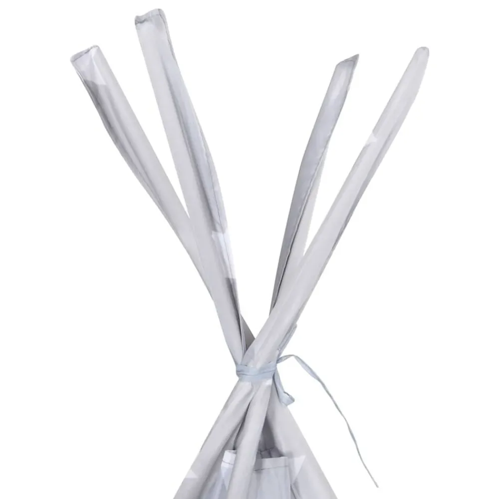 vidaXL Estructuras Para Juegos Al Aire Libre-Tienda tipi para niños con bolsa poliéster 115x115x160 cm
