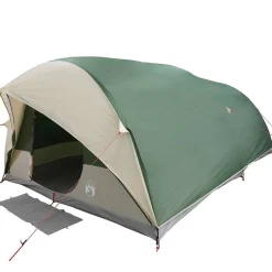 vidaXL Tienda túnel con techo 500 x 348 x 200 cm tafetán Verde Clearance
