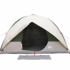 vidaXL Tienda túnel con techo 500 x 348 x 200 cm tafetán Verde Clearance
