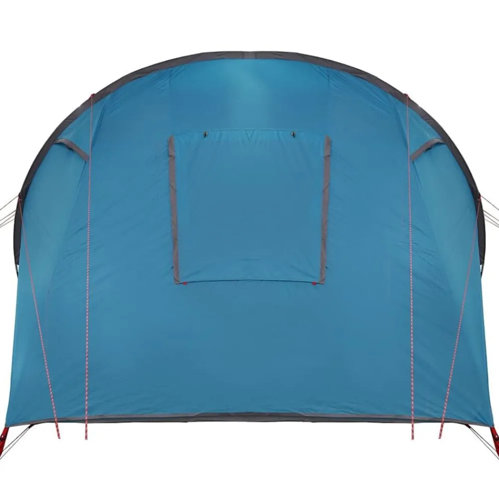 vidaXL Tienda túnel para 4 personas y gris 740 x 370 x 220 cm Azul