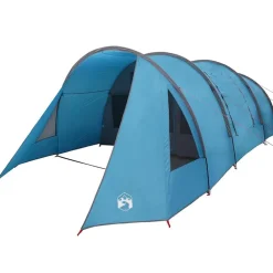 vidaXL Actividades Al Aire Libre-Tienda túnel para 4 personas y gris 778 x 356 x 210 cm