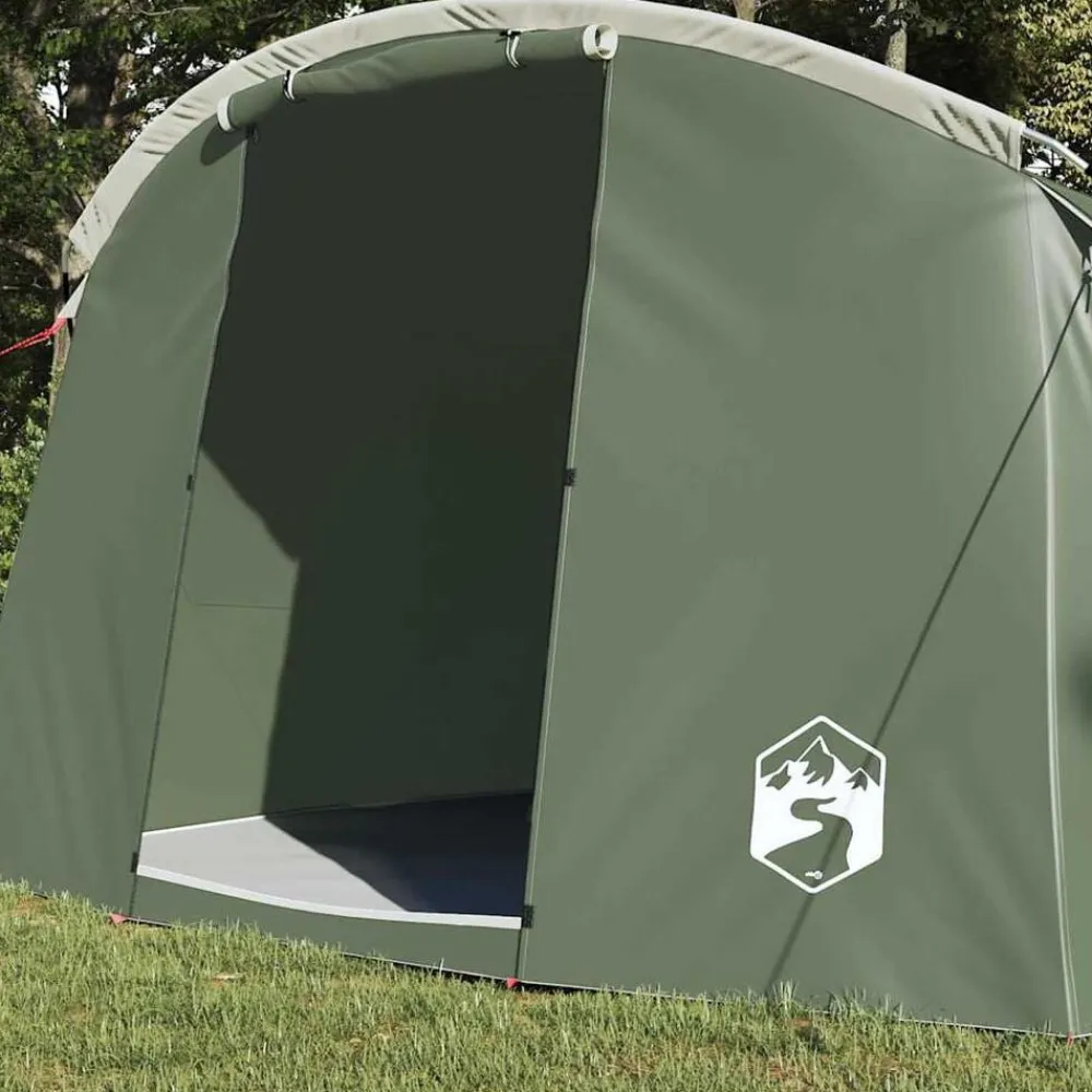 vidaXL Tienda túnel para 4 personas y 318 x 275 x 140 cm Verde Hot