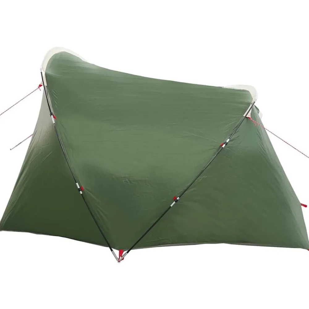 vidaXL Tienda túnel para 4 personas y 318 x 275 x 140 cm Verde Hot