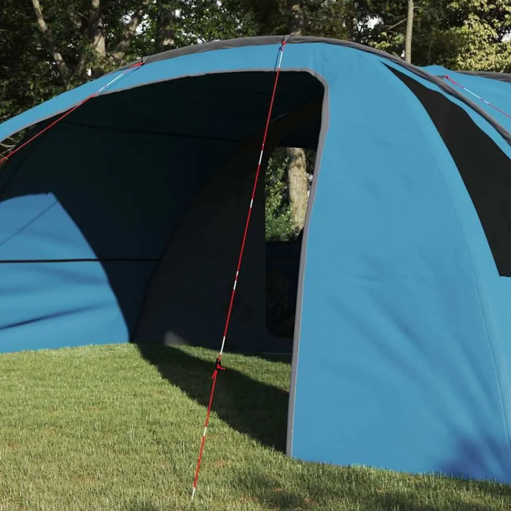 vidaXL Actividades Al Aire Libre-Tienda túnel para 6 personas y gris 700 x 590 x 215 cm