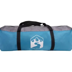 vidaXL Actividades Al Aire Libre-Tienda túnel para 6 personas y gris 700 x 590 x 215 cm