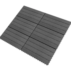 vidaXL Productos Del Hogar-Tile de Decking 6 pcs 60 x 30 cm WPC