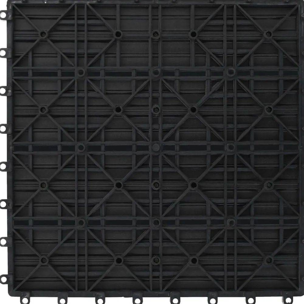 vidaXL Productos Del Hogar-Tile de Decking 11 pcs 30 x 30 cm WPC