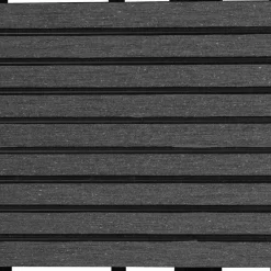vidaXL Productos Del Hogar-Tile de Decking 11 pcs 30 x 30 cm WPC