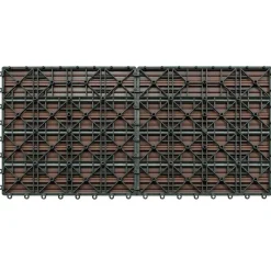 vidaXL Materiales De Construcción|Productos Del Hogar-Tile de Decking 6 pcs Marrón 60 x 30 cm WPC