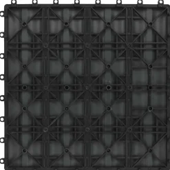 vidaXL Tile de Decking Diseño 3D 11 pcs 30 x 30 cm WPC Gris Clearance