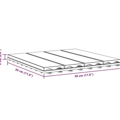 vidaXL Tile de Decking Diseño 3D 11 pcs 30 x 30 cm WPC Gris Clearance