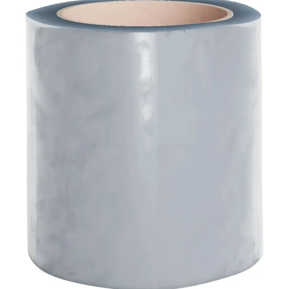 vidaXL Tira de cortina para puertas PVC 200x1,6 mm 10 m Transparente
