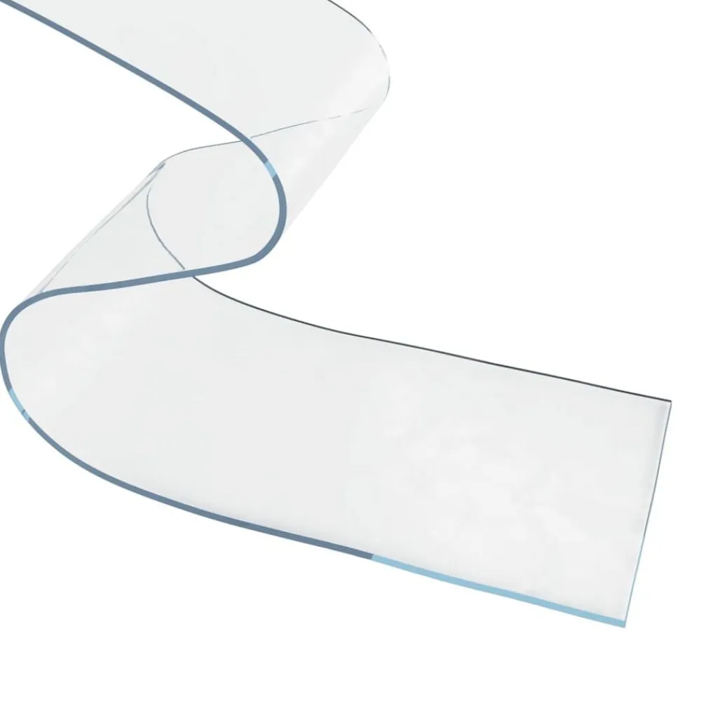 vidaXL Tira de cortina para puertas PVC 200x1,6 mm 10 m Transparente