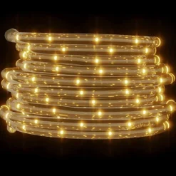 vidaXL Tira de luces con 120 LED blanco cálido PVC 5 m cálido New