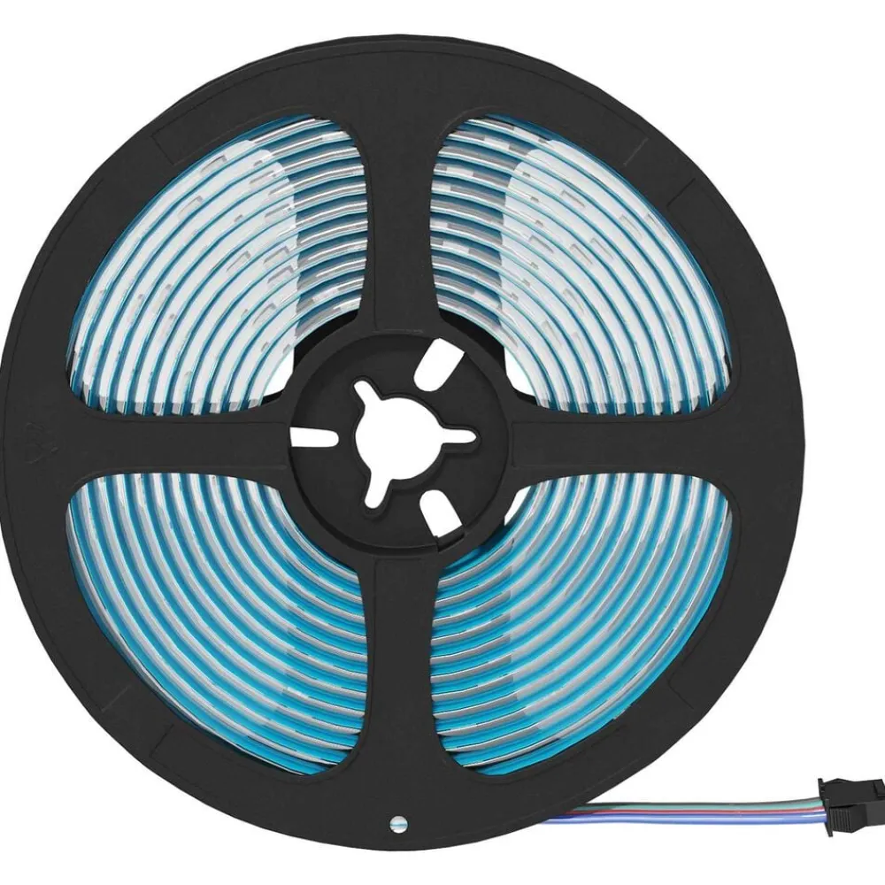 vidaXL Tira LED 2 pcs Negro y Transparente 5500 mm Cobre y plástico Clearance