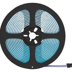 vidaXL Iluminación-Tira LED 2 pcs Negro y Transparente 5100 mm Cobre y plástico