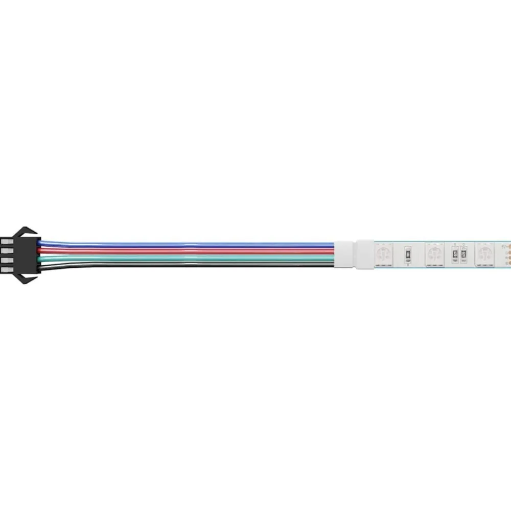 vidaXL Tira LED 2 pcs Negro y Multicolor 1745 mm Cobre y plástico Discount