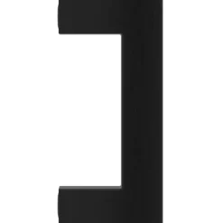 vidaXL Tiradores para armarios 10 uds acero inoxidable 64 mm Negro Best