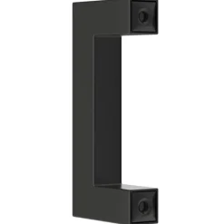 vidaXL Tiradores para armarios 10 uds acero inoxidable 64 mm Negro Best