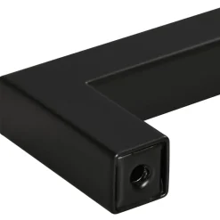 vidaXL Tiradores para armarios 10 uds acero inoxidable 64 mm Negro Best