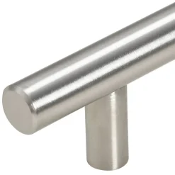 vidaXL Accesorios De Bricolaje-Tiradores para armarios 10 uds acero inoxidable 64 mm