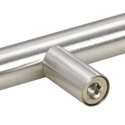 vidaXL Accesorios De Bricolaje-Tiradores para armarios 10 uds acero inoxidable 64 mm