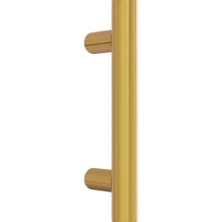 vidaXL Tiradores para armarios 10 uds acero inoxidable 64 mm Dorado New