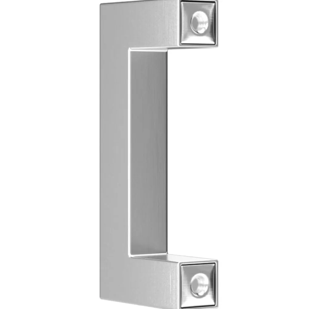 vidaXL Tiradores para armarios 10 uds acero inoxidable 64 mm Plateado Hot
