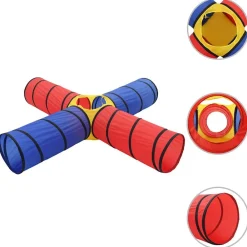 vidaXL Túnel de juegos para niños con 250 bolas multicolor Multicolor 2 Outlet